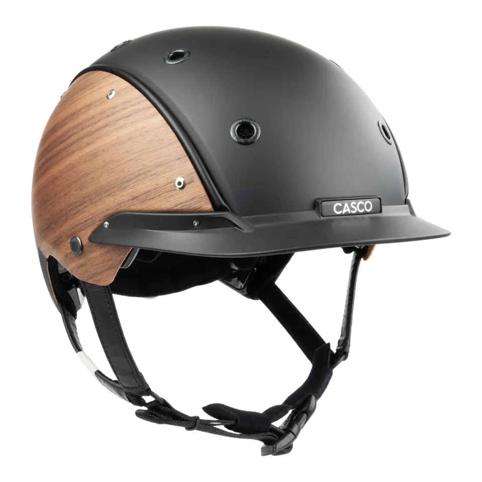 Casco Champ Split Fumed casca echitatie aspect lemn