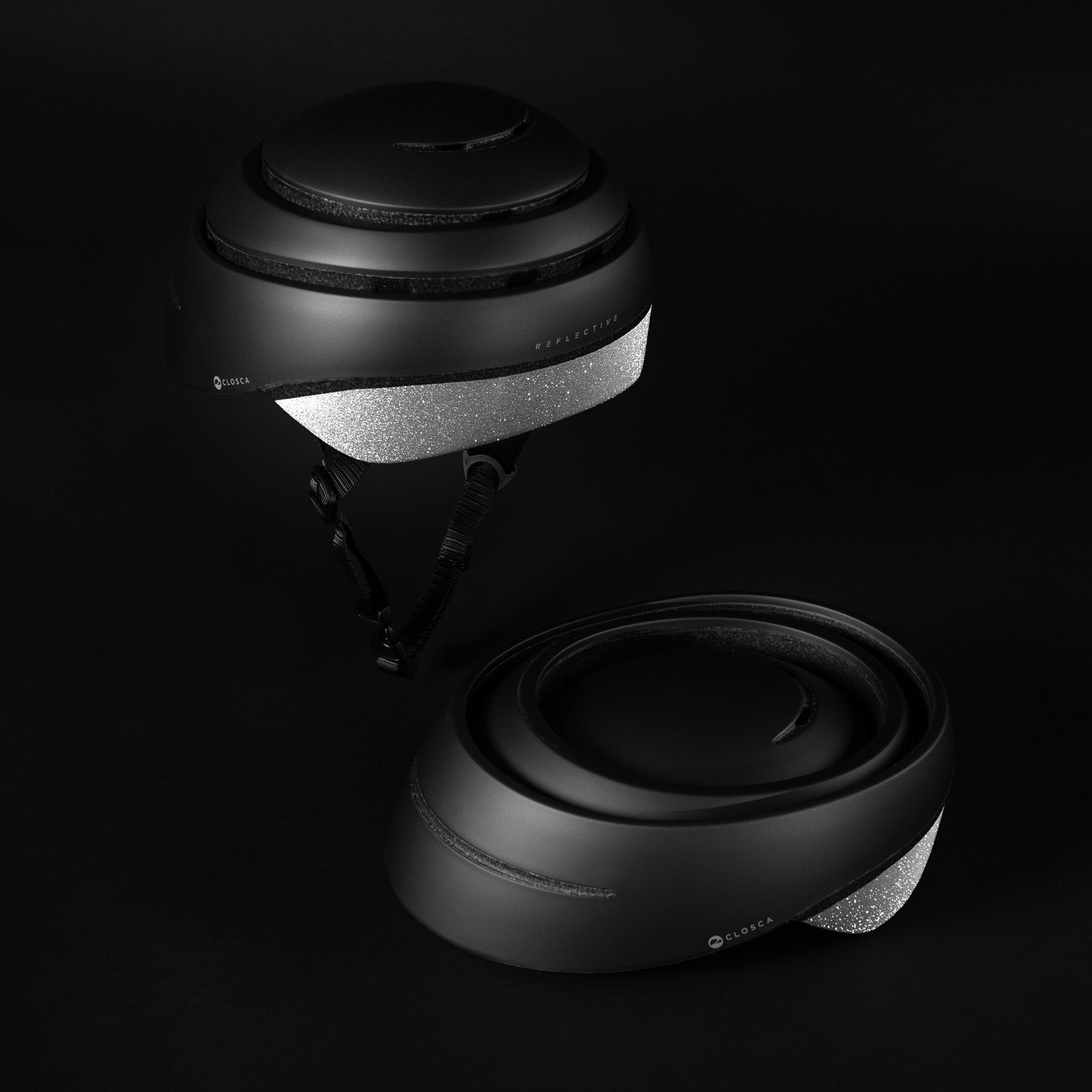 Closca Loop Reflective Black Silver cască M reflectorizantă