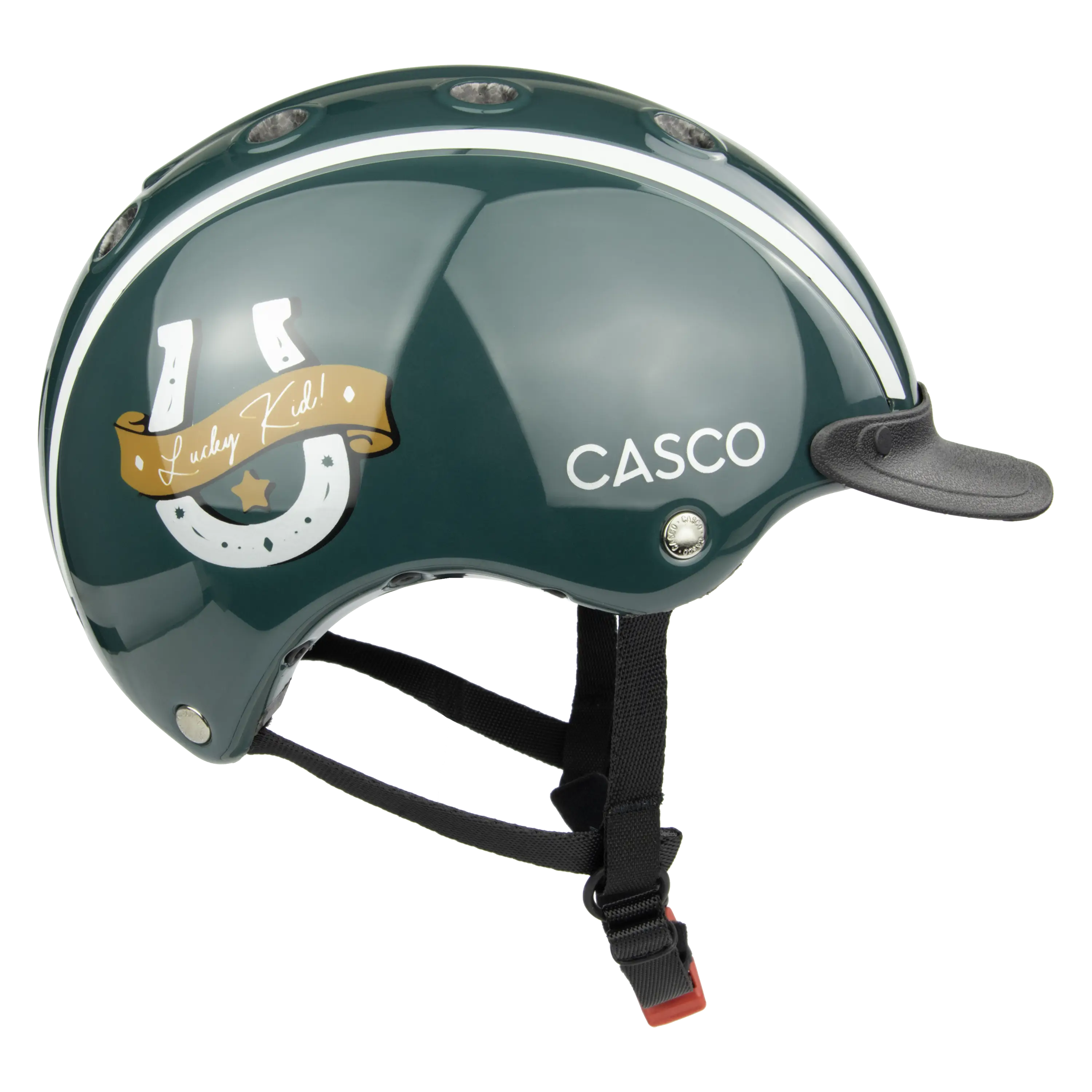 Casco Nori Lucky Kid Emerald casca echitatie copii verde