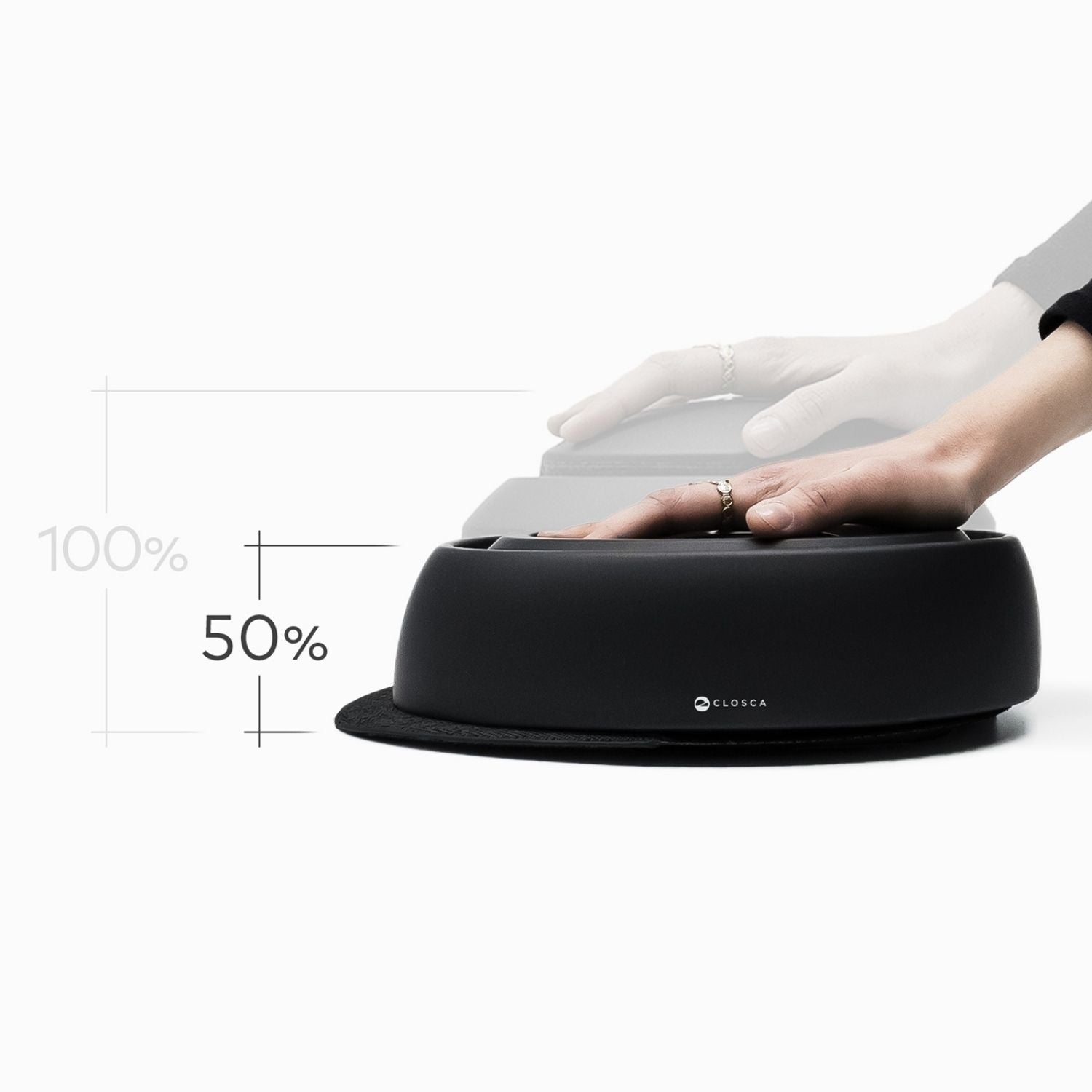 Closca Helmet Visor Black cască pliabilă M neagră