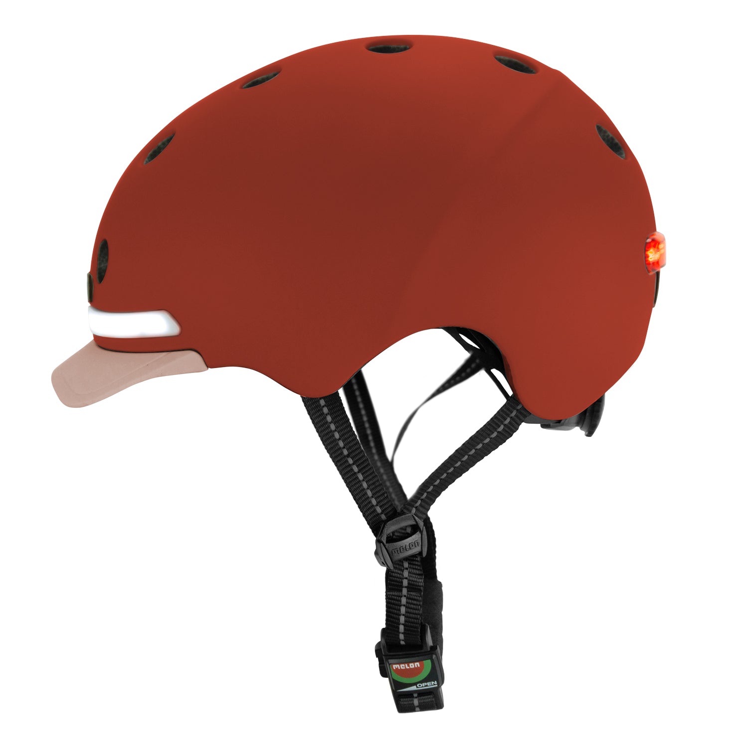 Melon E-Series Sepia cască bicicletă urbană cu LED