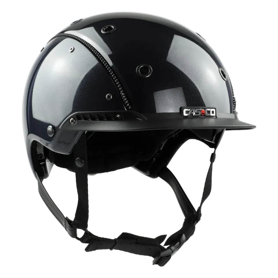 Casco Champ3 Plus casca echitatie albastru metalizat