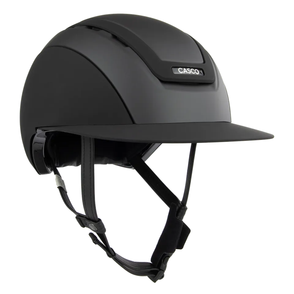 Casco Elite Velaris cască echitație negru piele