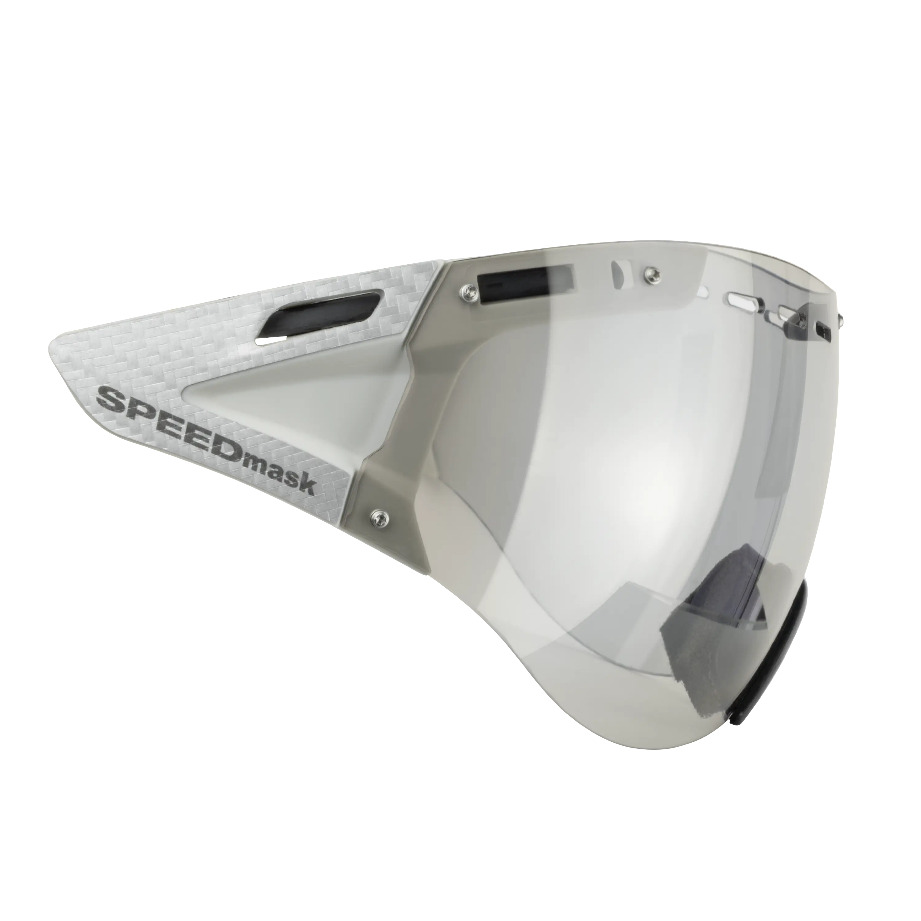 Casco SPEEDmask Carbonic clear silver mirror viziera Cat.1