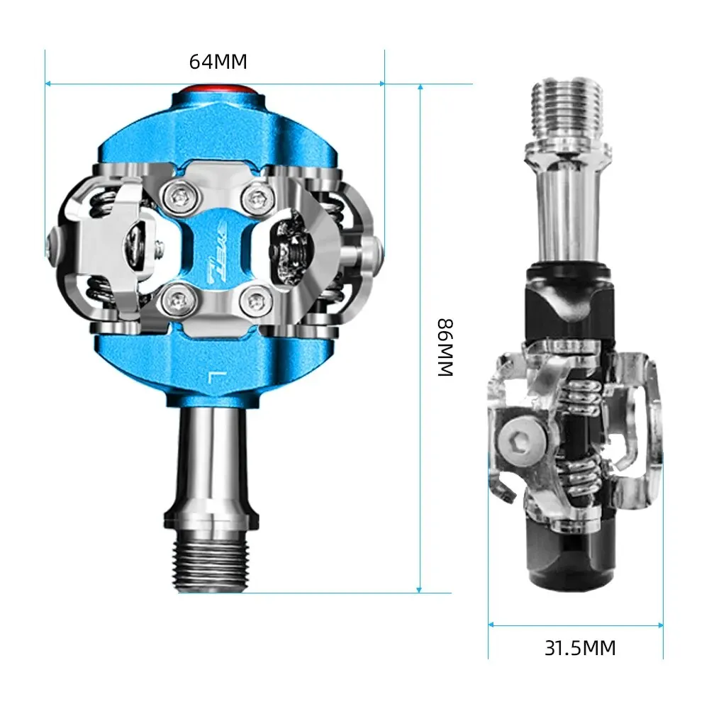 Ryet PD-P301 pedale MTB SPD platforma dubla cu placute