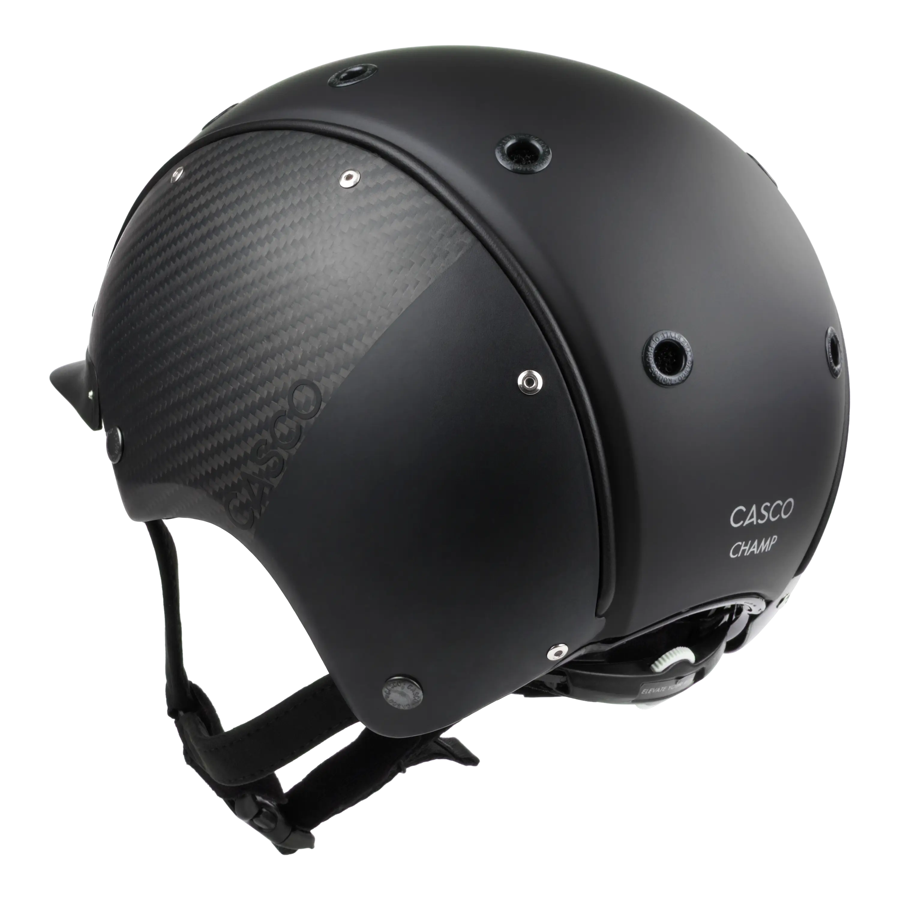 Casco Champ Split Carbon casca echitatie carbon mat