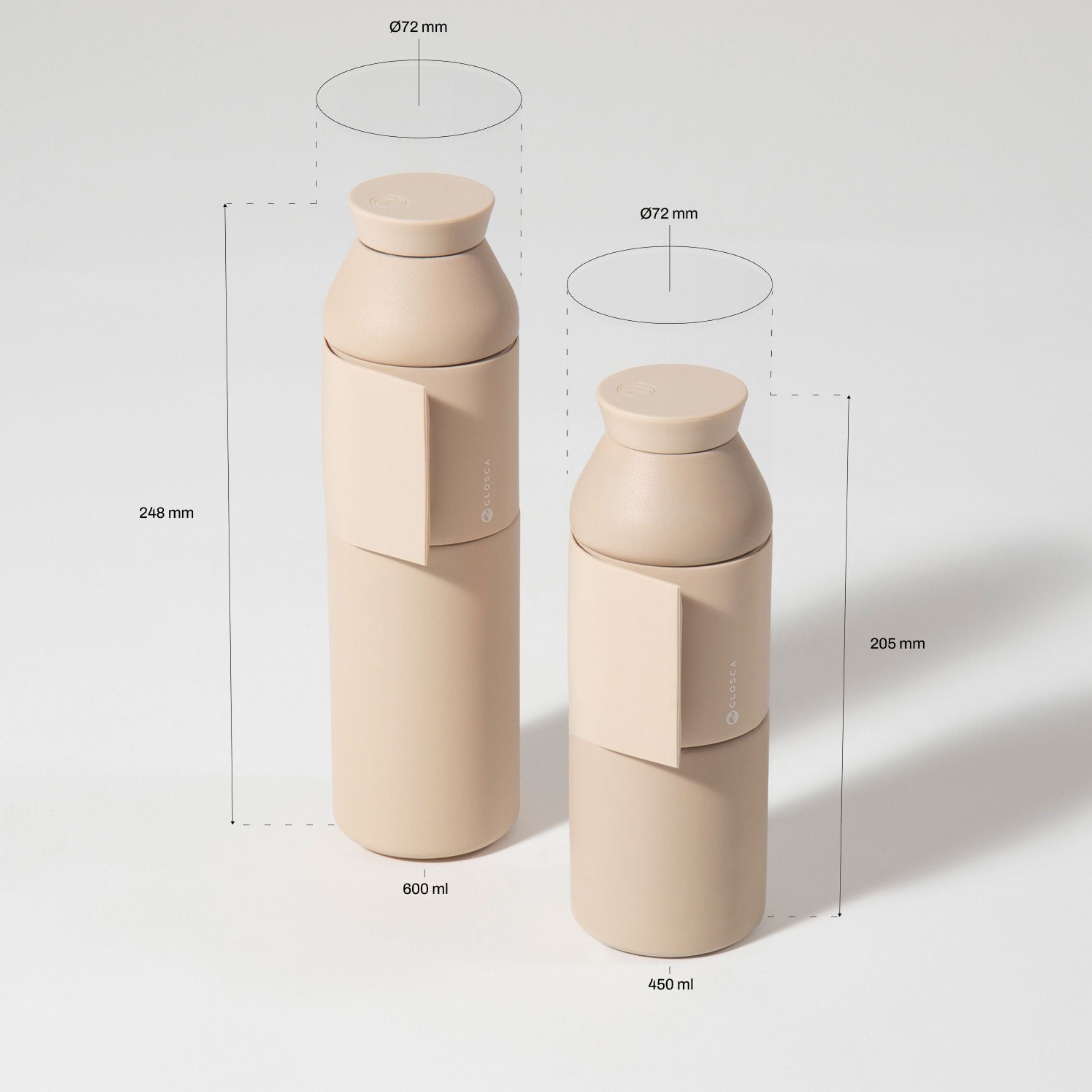 Closca Travel Sahara sticlă termică inox 450 ml