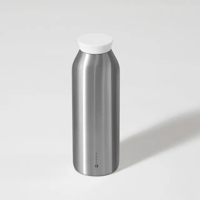 Closca Minimal White sticlă termică albă 450 ml