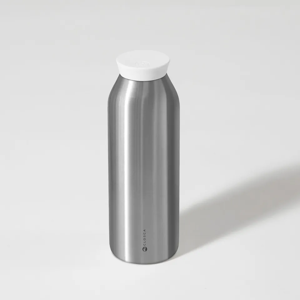Closca Minimal White sticlă termică albă 450 ml
