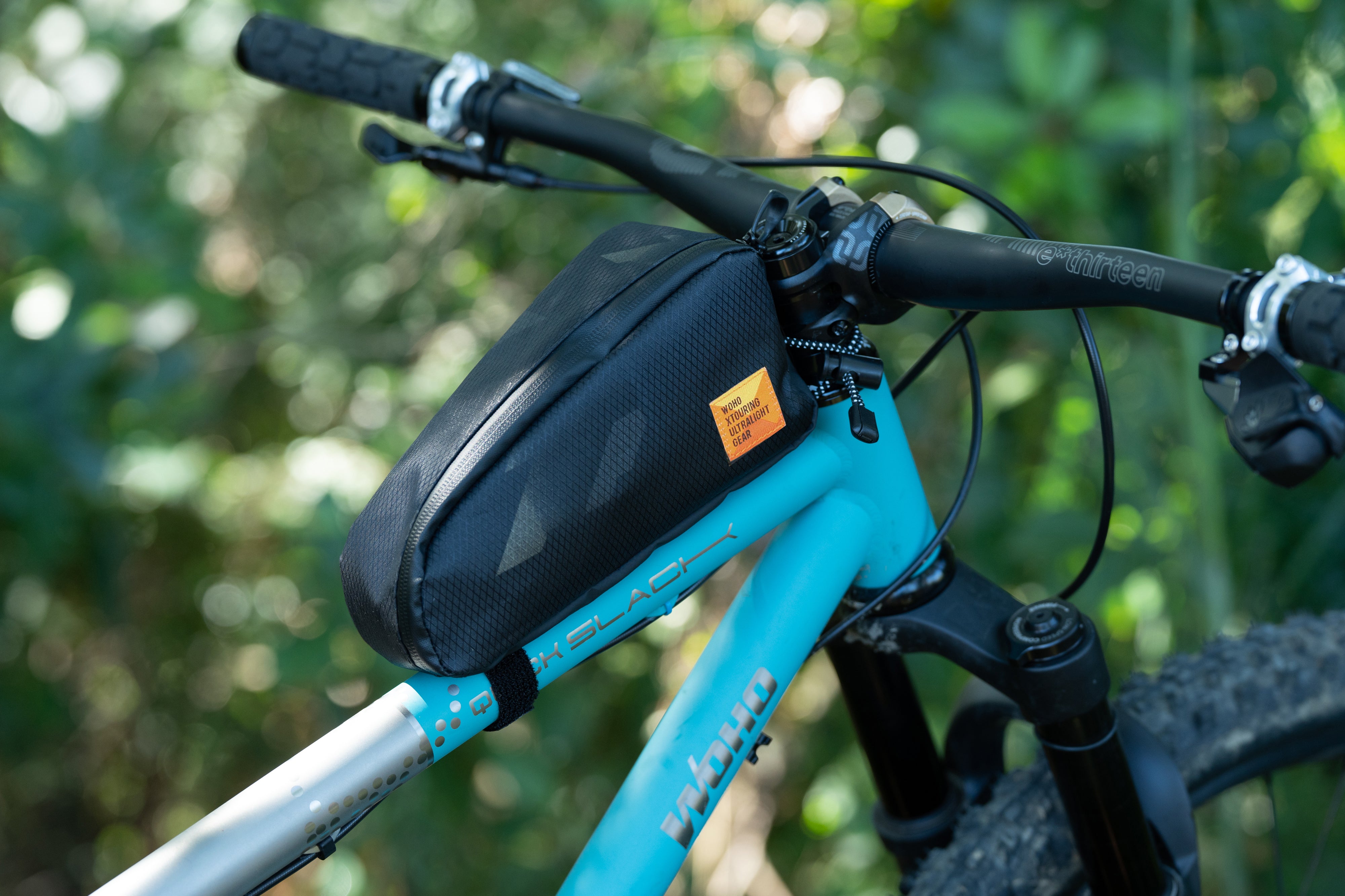 WOHO XTouring Top Tube geantă cadru neagră upper