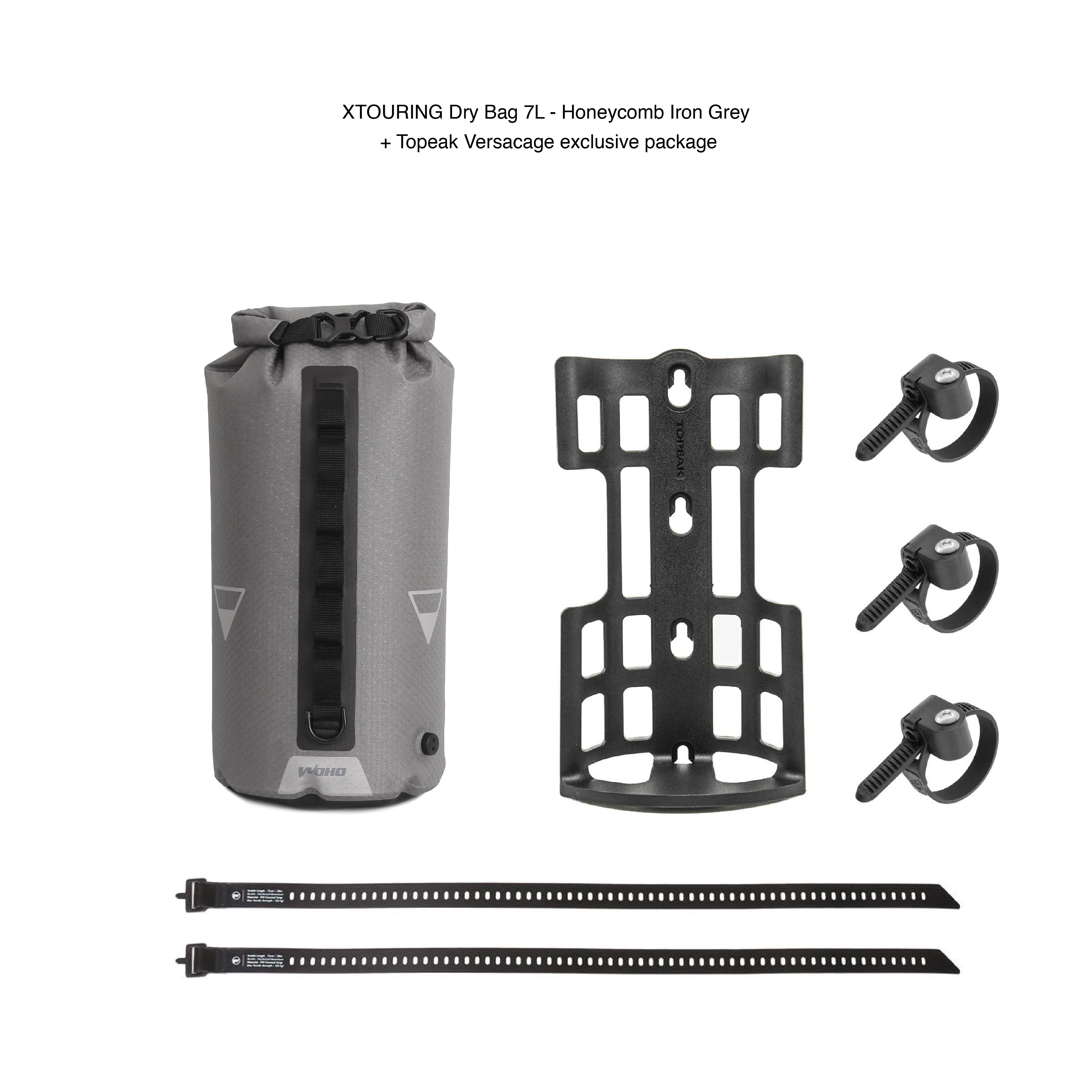 WOHO XTouring Dry Bag 7L + Versacage geantă furcă