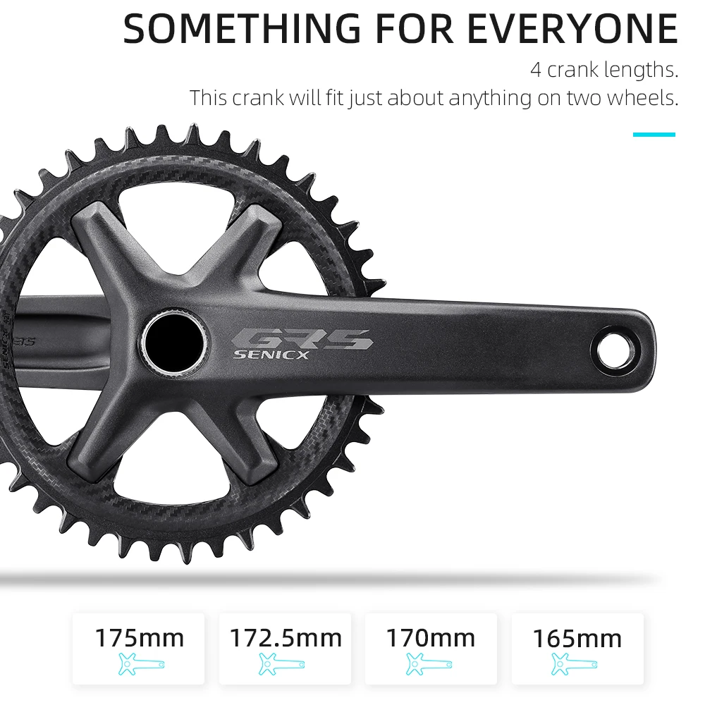 Ryet Senicx angrenaj gravel carbon 42T 165 mm