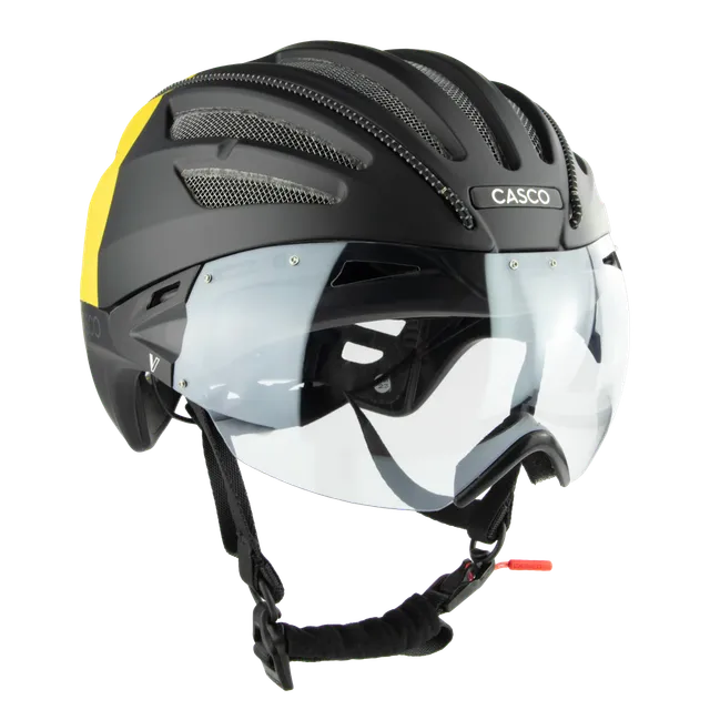 Casco Speedairo Nitro casca bicicleta negru-galben vizor fotocromatic