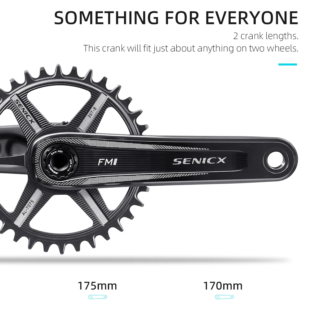 Ryet Senicx FM2 angrenaj carbon MTB DUB 668 g