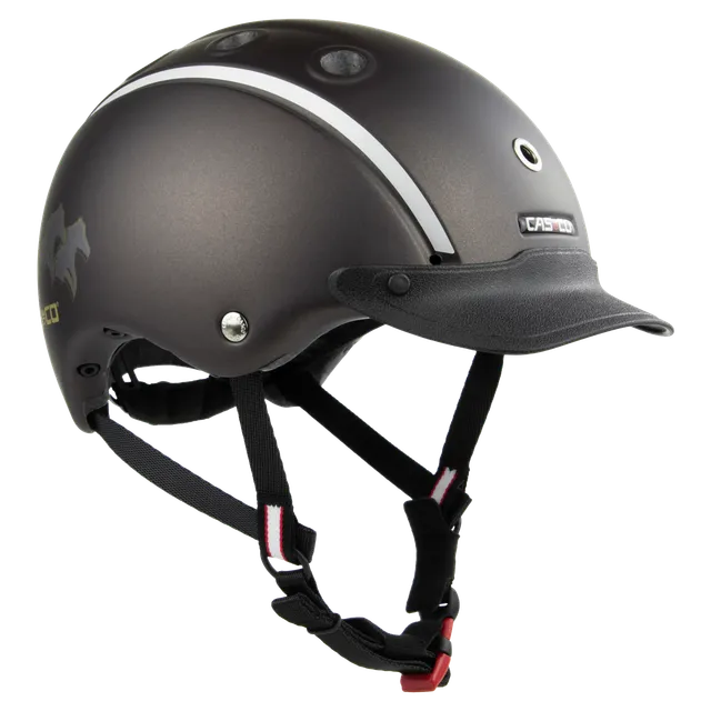 Casco Choice Brown Metallic casca echitatie maro S