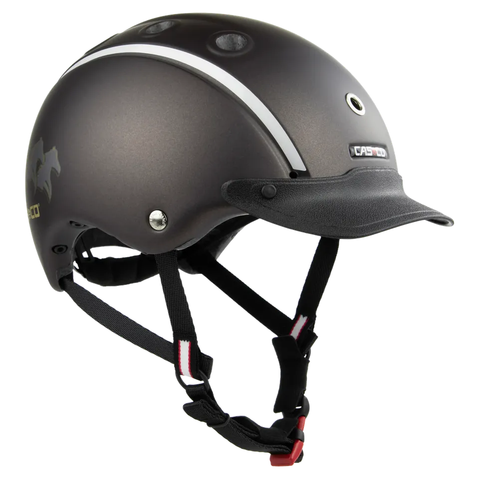 Casco Choice Brown Metallic casca echitatie maro S