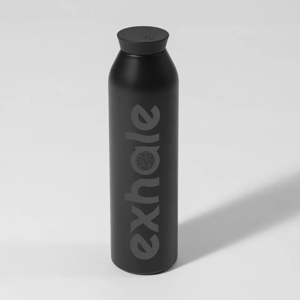 Closca Exhale Black sticlă termică inox 600 ml