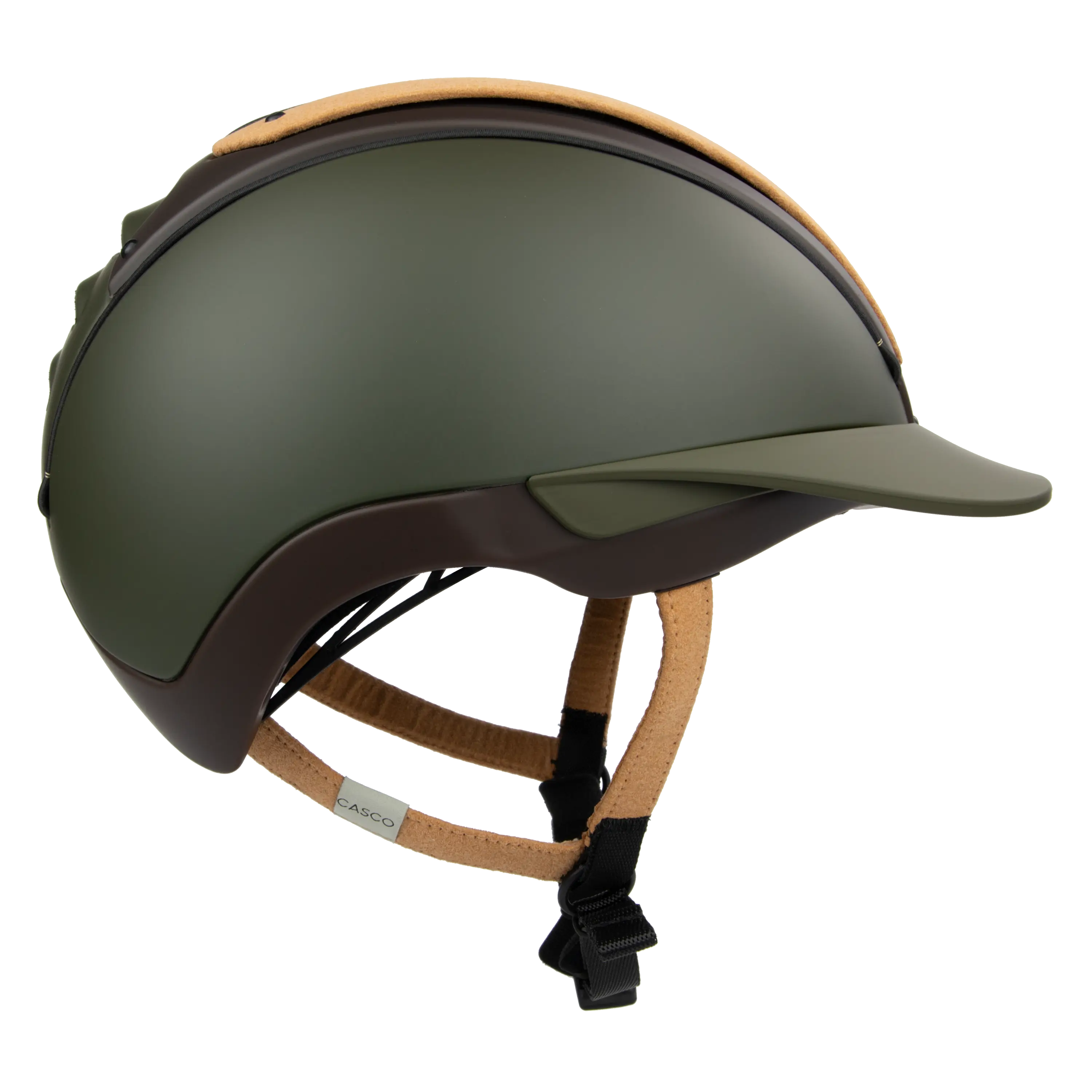 Casco DUELL ONE casca echitatie Cottage Brown nubuc