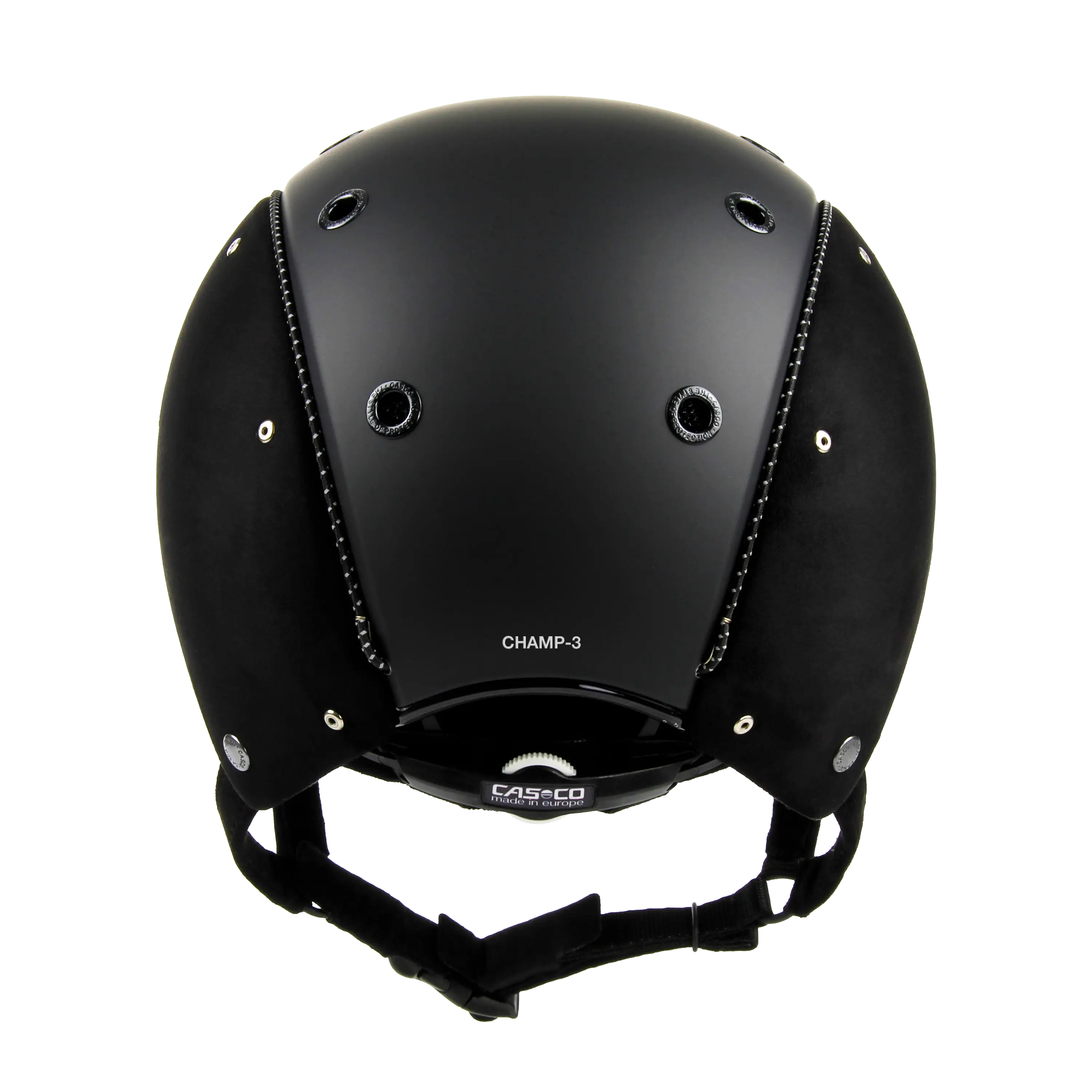 Casco Champ-3 casca echitatie nubuck negru Disk-Fit