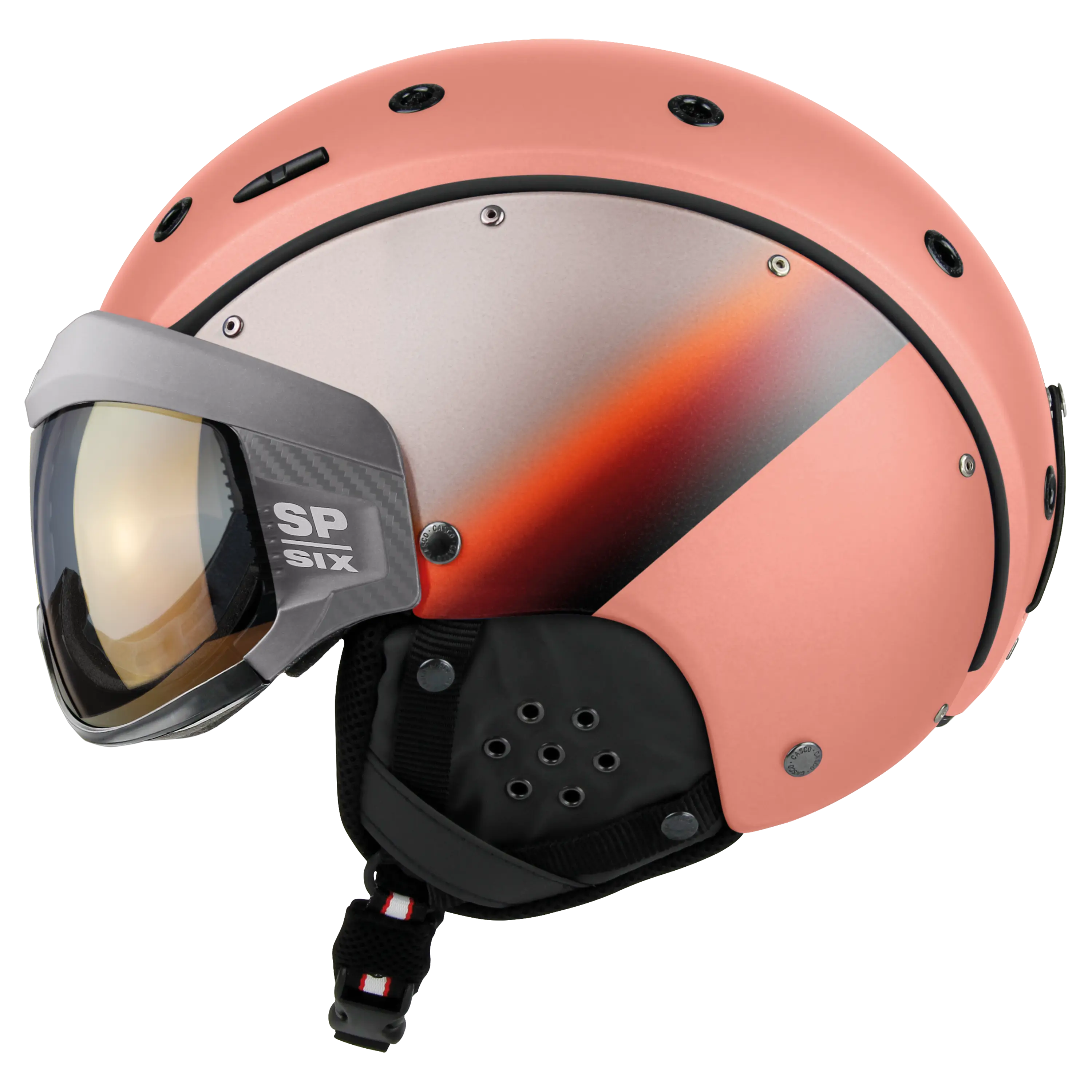 Casco SP-6 Pfirsich Matt cască schi cu vizor piersică mat