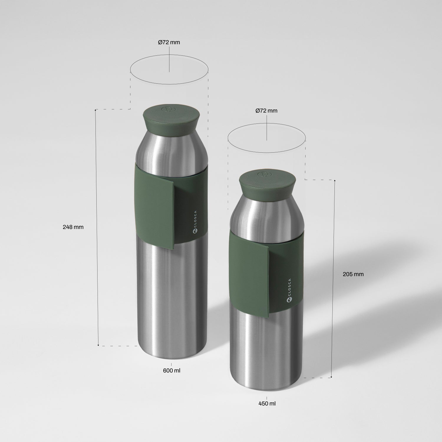 Closca Travel Metal Amazonia sticla inox 450 ml