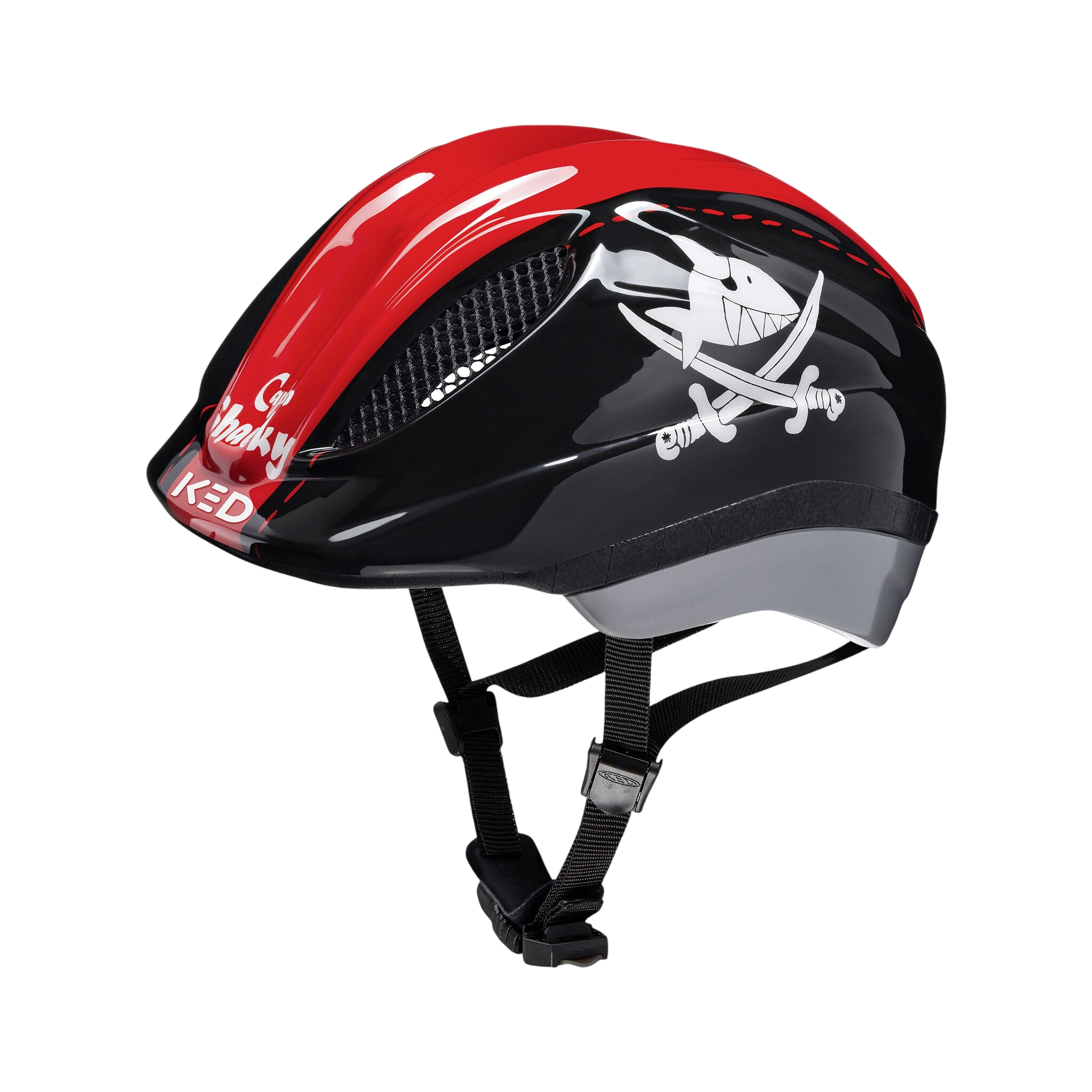 KED Meggy II Originals Sharky Red casca copii 52-58
