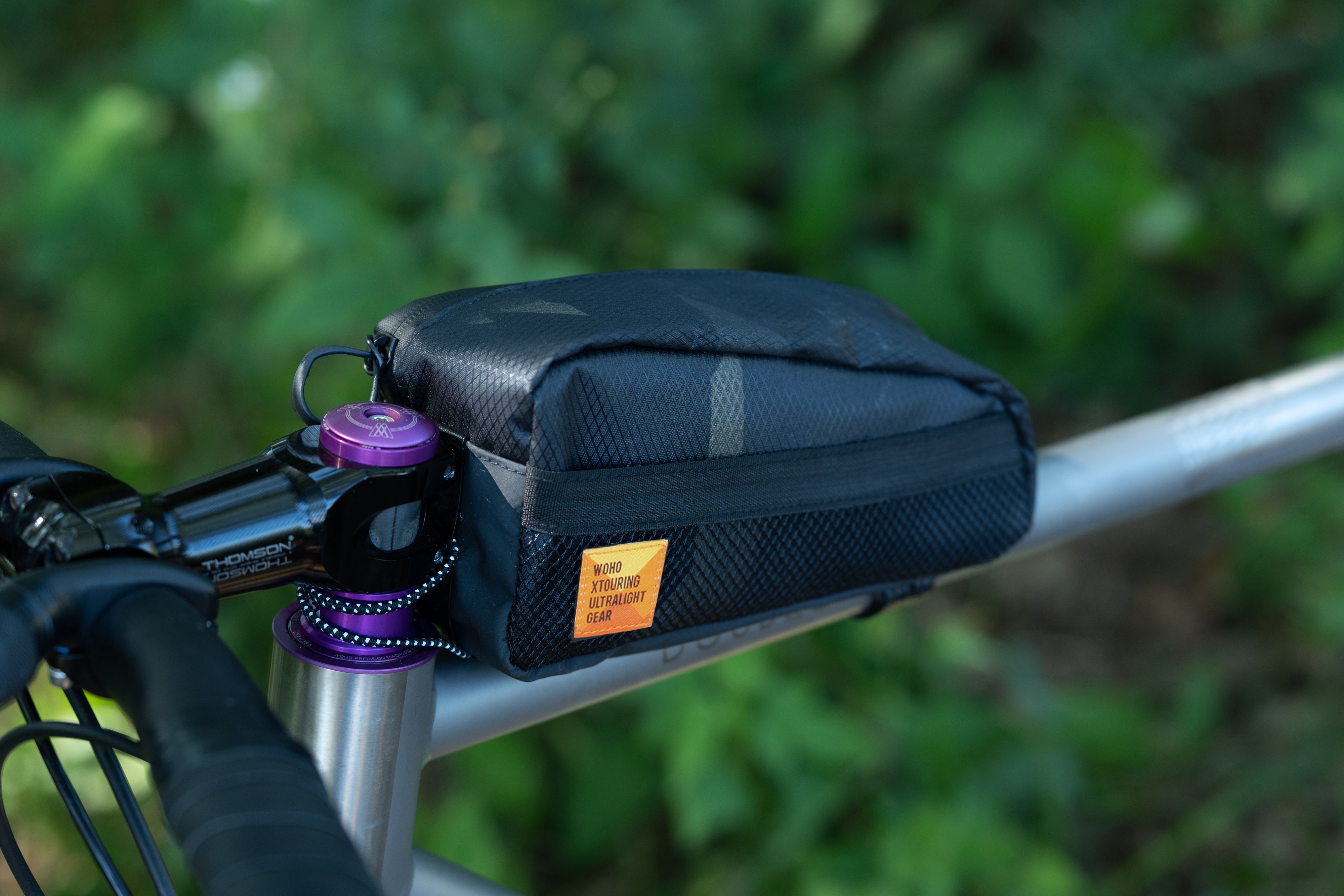 WOHO XTouring Top Tube geantă cadru neagră upper