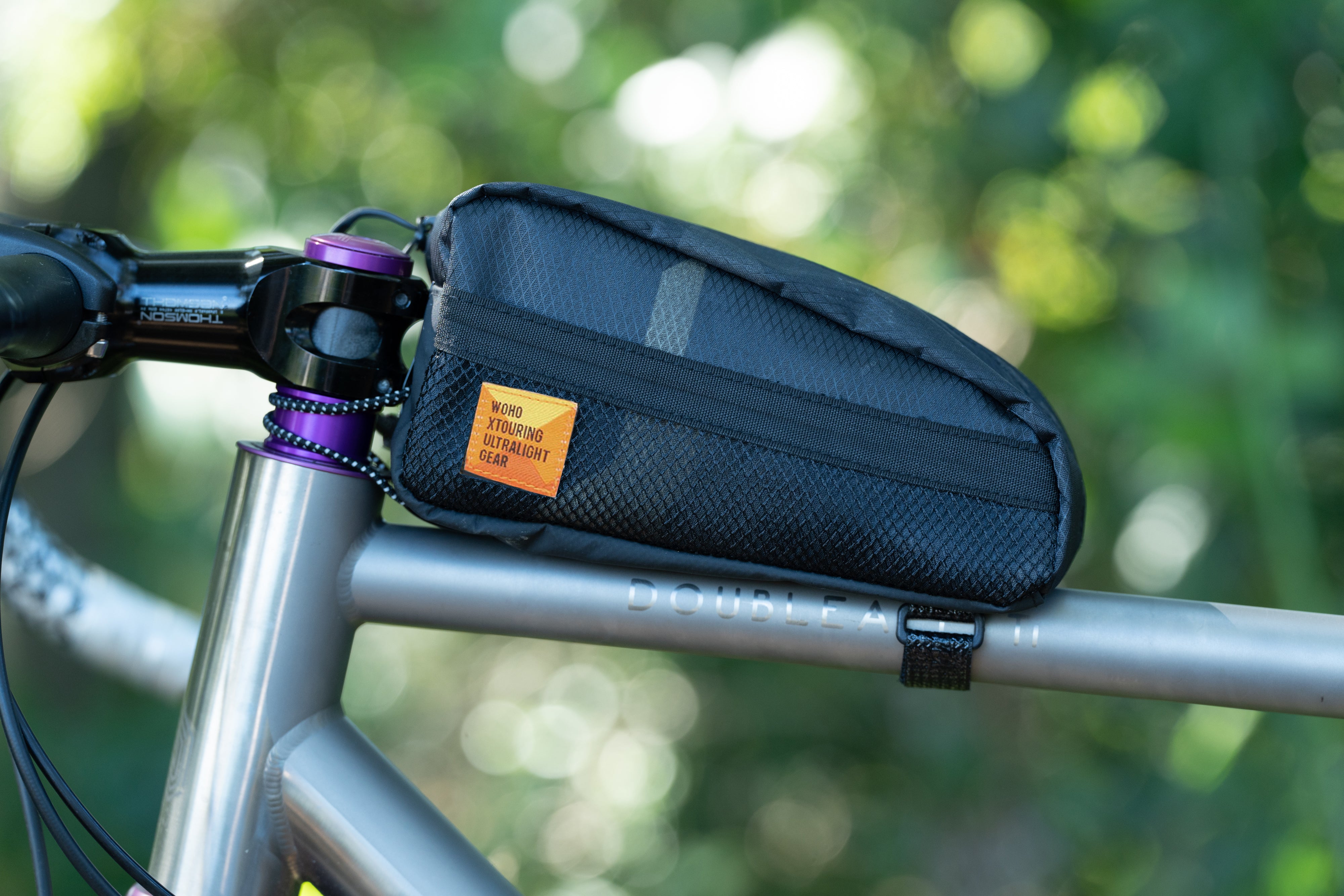 WOHO XTouring Top Tube geantă cadru neagră upper