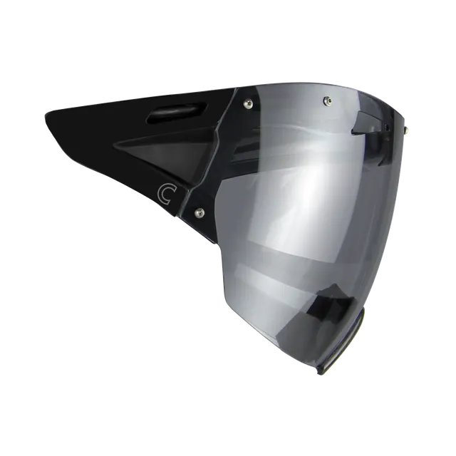 Casco SPEEDmask2 vizieră carbonic gri protecție soare