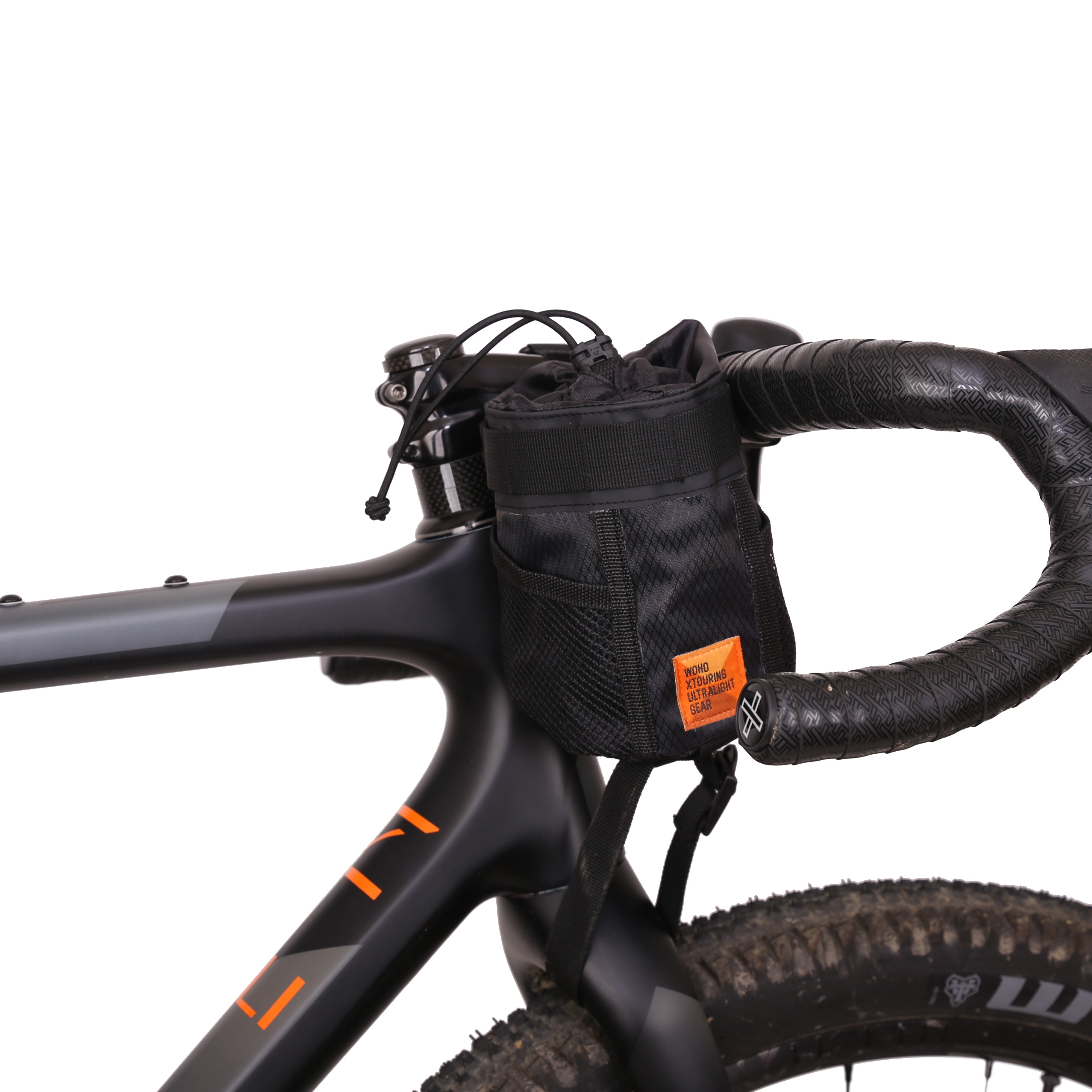 WOHO XTouring Almighty Cup Holder geantă ghidon neagră 1L