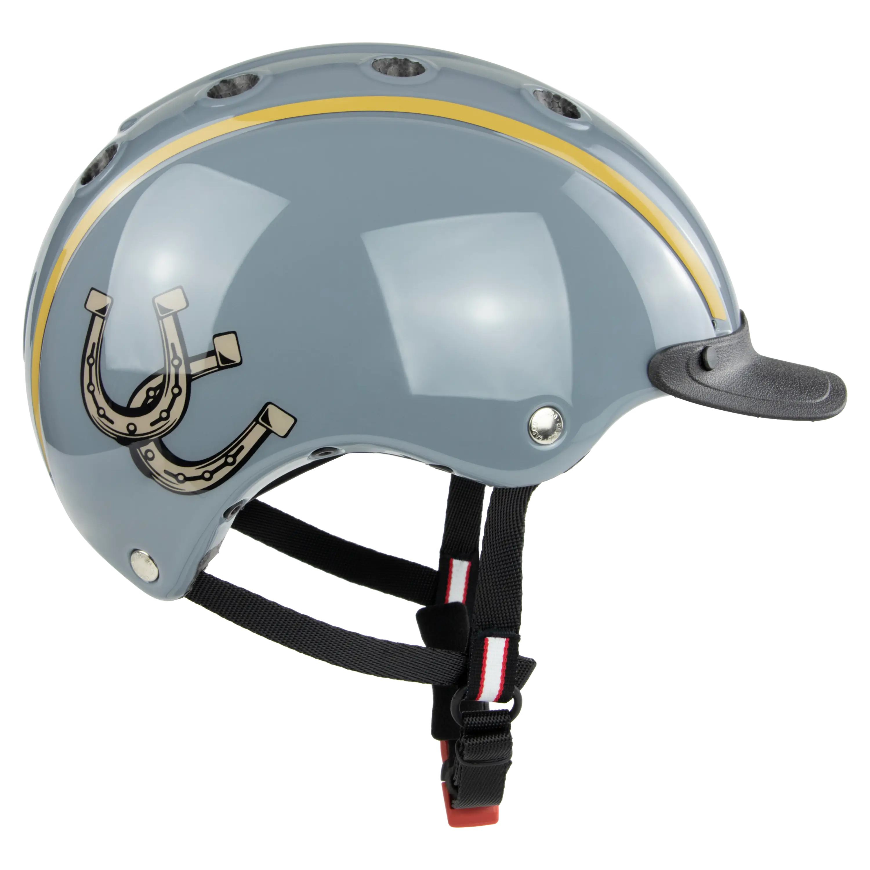 Casco Nori casca calarie copii gri Lucky Horse