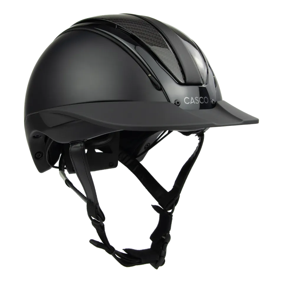 Casco Duell One Carbon casca echitatie neagra S-M-L