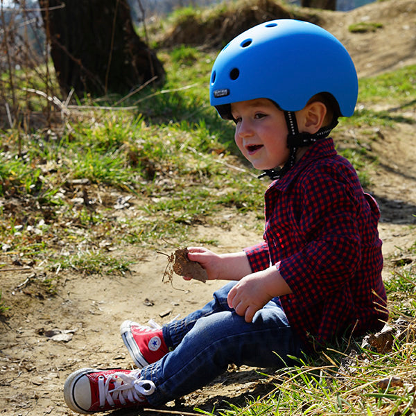 Melon Toddler Rainbow Blue casca bebe XXS albastru