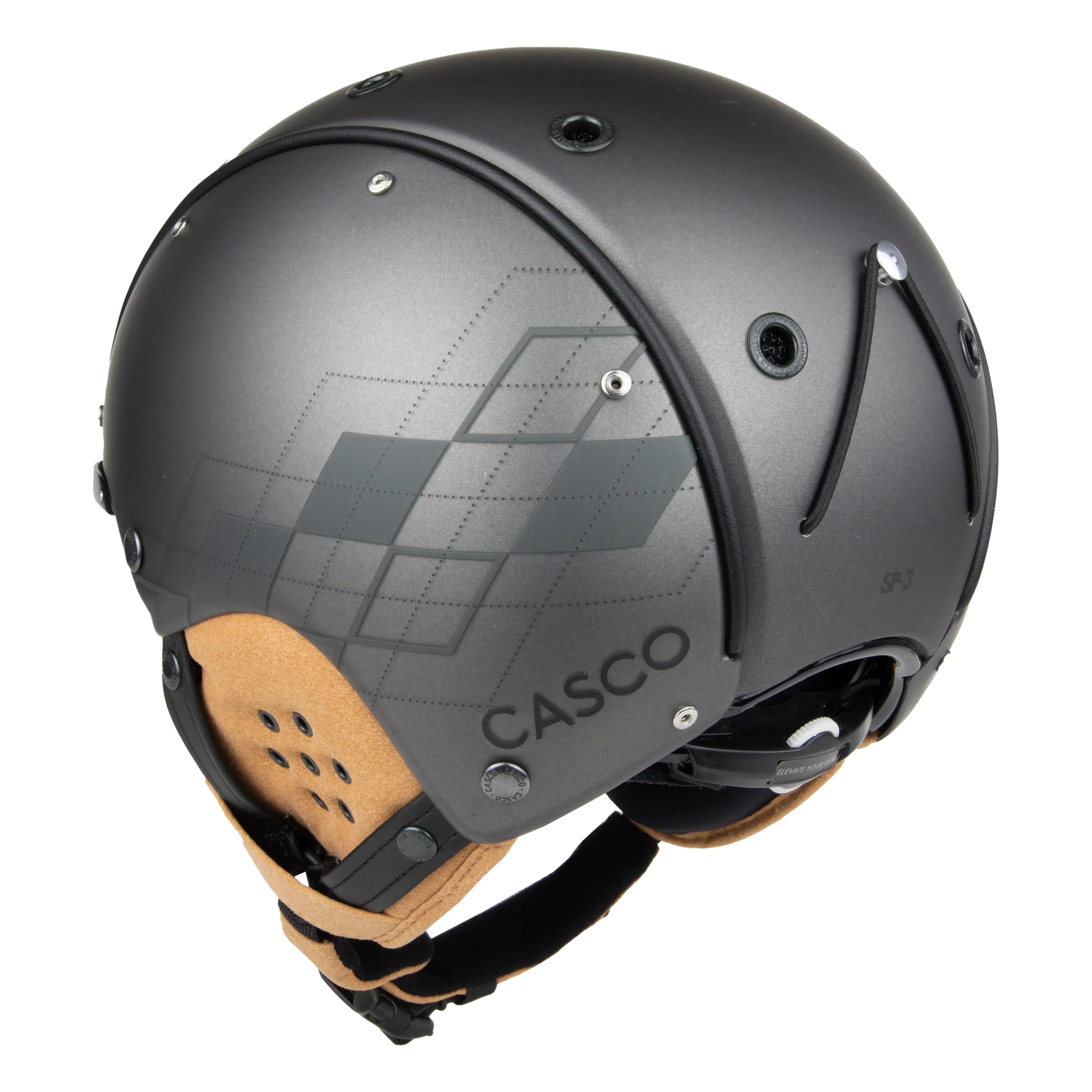 Casco SP-3 Academia casca schi neagra cu viziera optionala