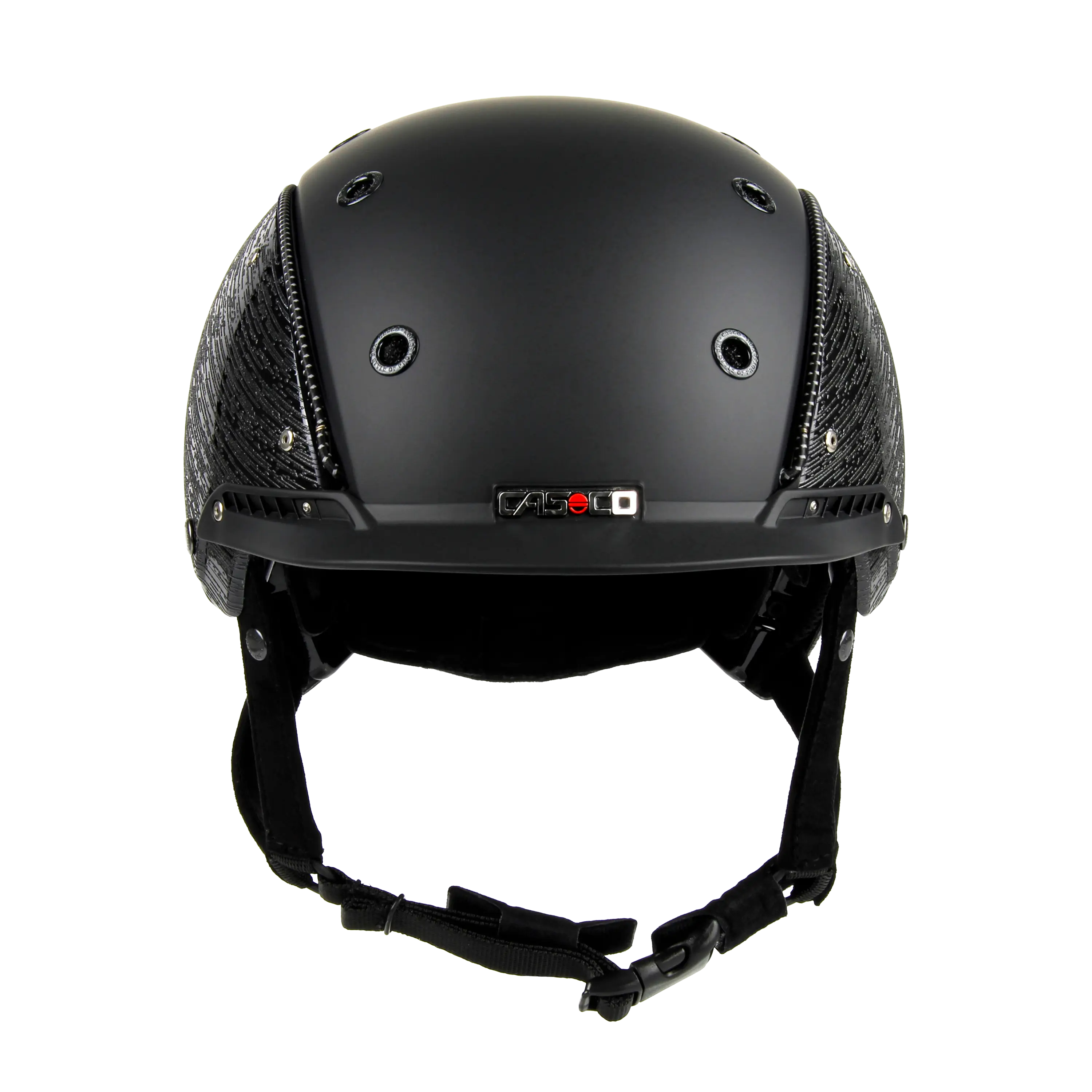 Casco Champ 3 Brush cască călărie negru lucios
