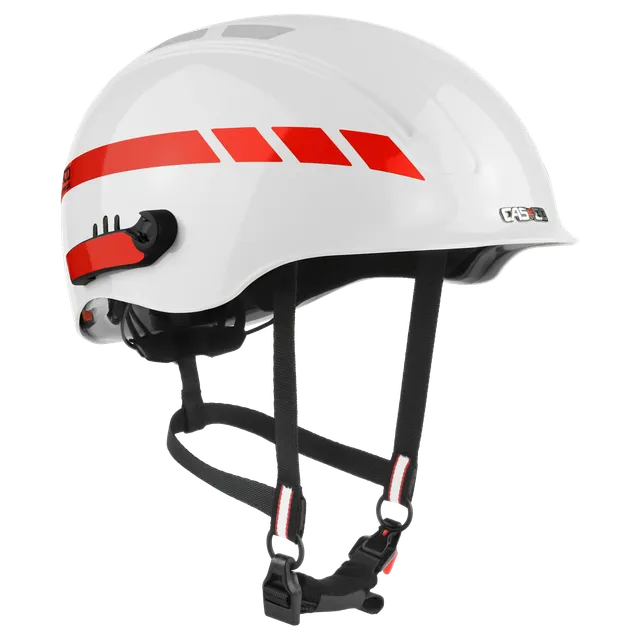 Casco PF100 Rescue casca pompieri alb-rosu usoara