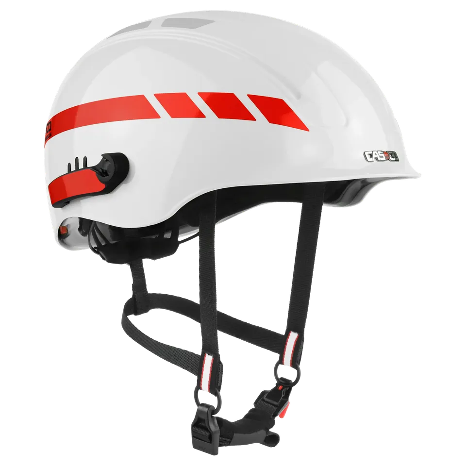 Casco PF100 Rescue casca pompieri alb-rosu usoara