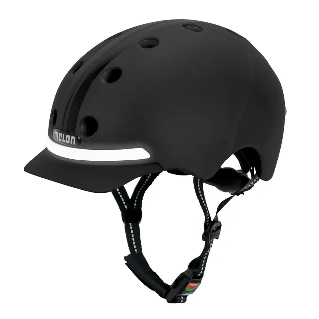 Melon E-Series Black Ice casca bicicleta M-L negru LED