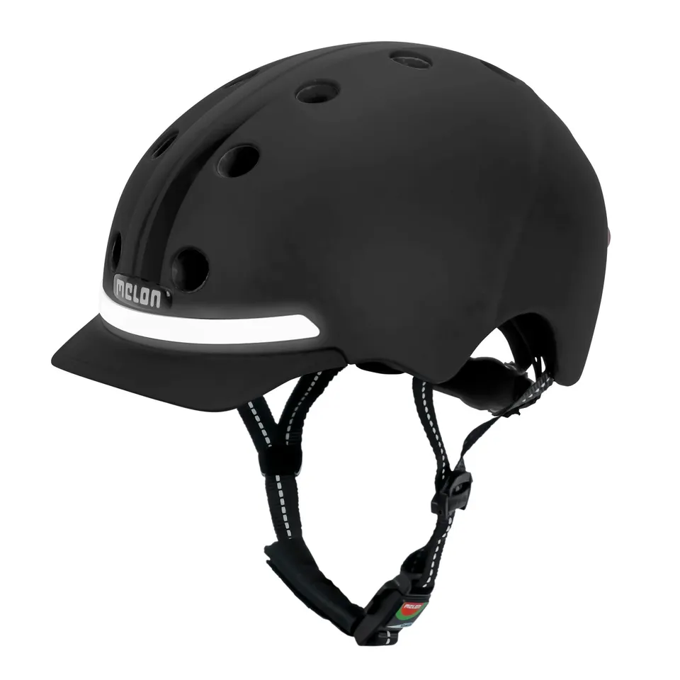 Melon E-Series Black Ice casca bicicleta M-L negru LED