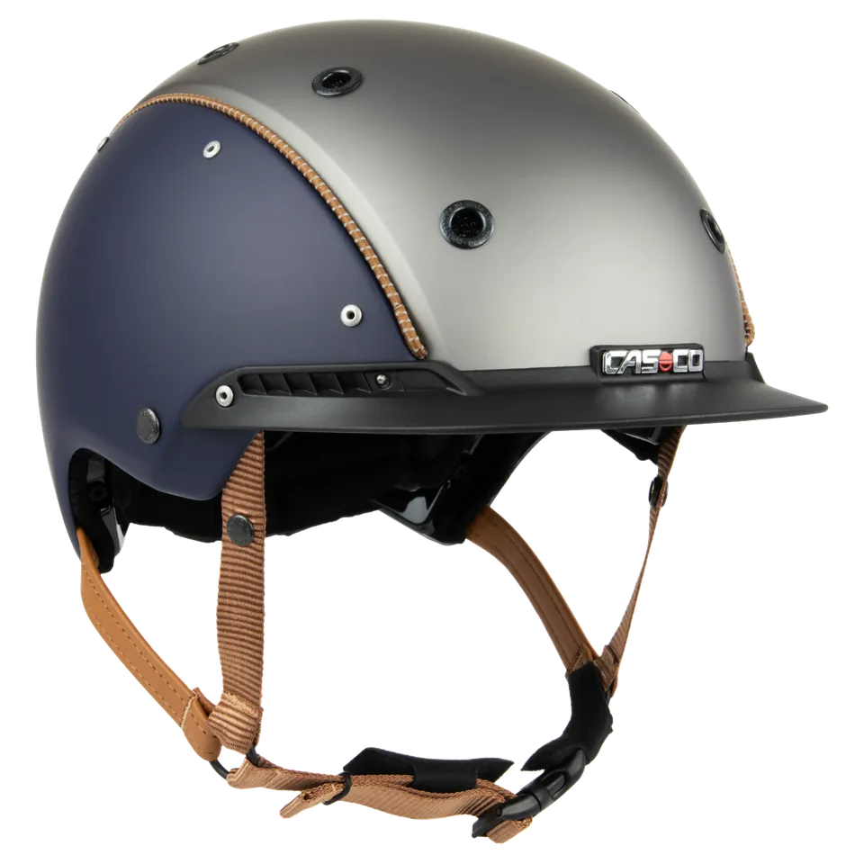 Casco Champ-3 Blue Anthracite cască echitație compactă