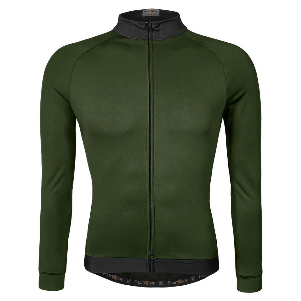 Funkier Surin tricou ciclism mânecă lungă fleece