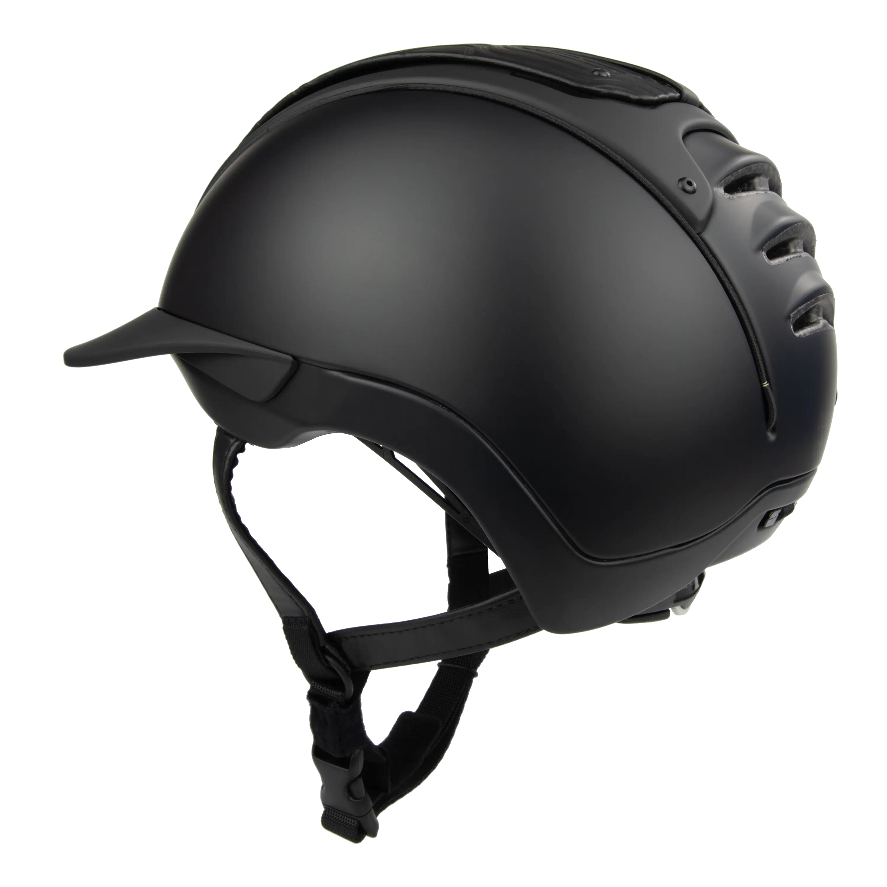Casco Duell One Finesse Black cască echitație nubuc