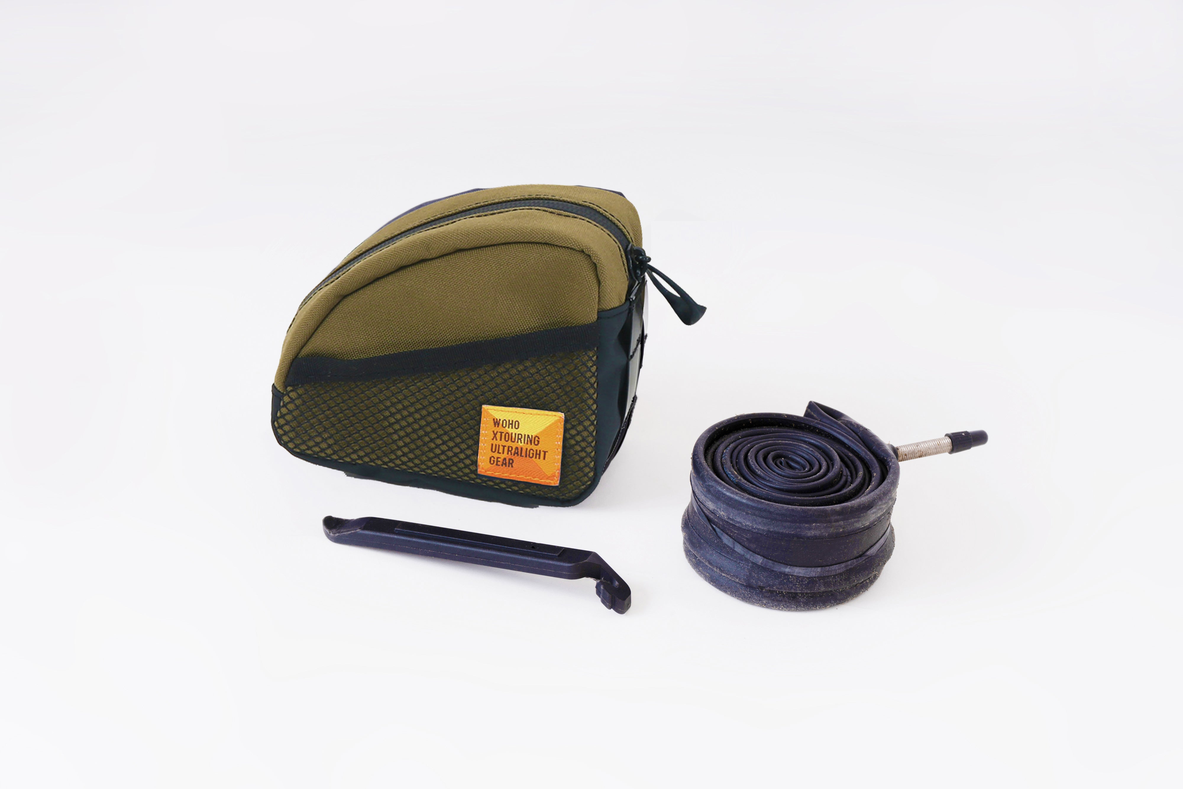XTOURING Top Tube Mini geantă cadru Moss Green 0,43L
