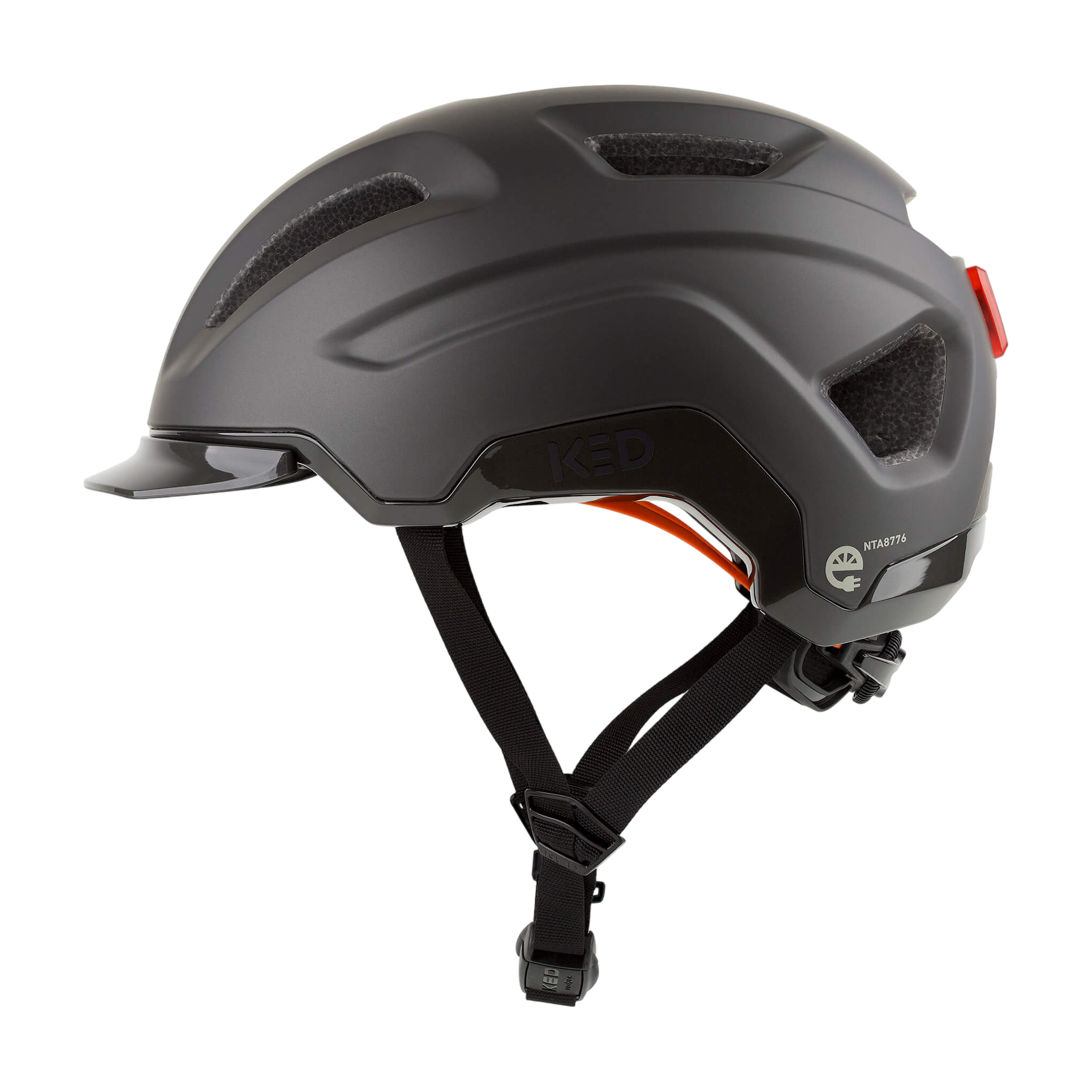 KED Pedalon casca bicicleta negru mat 56-59 e-bike