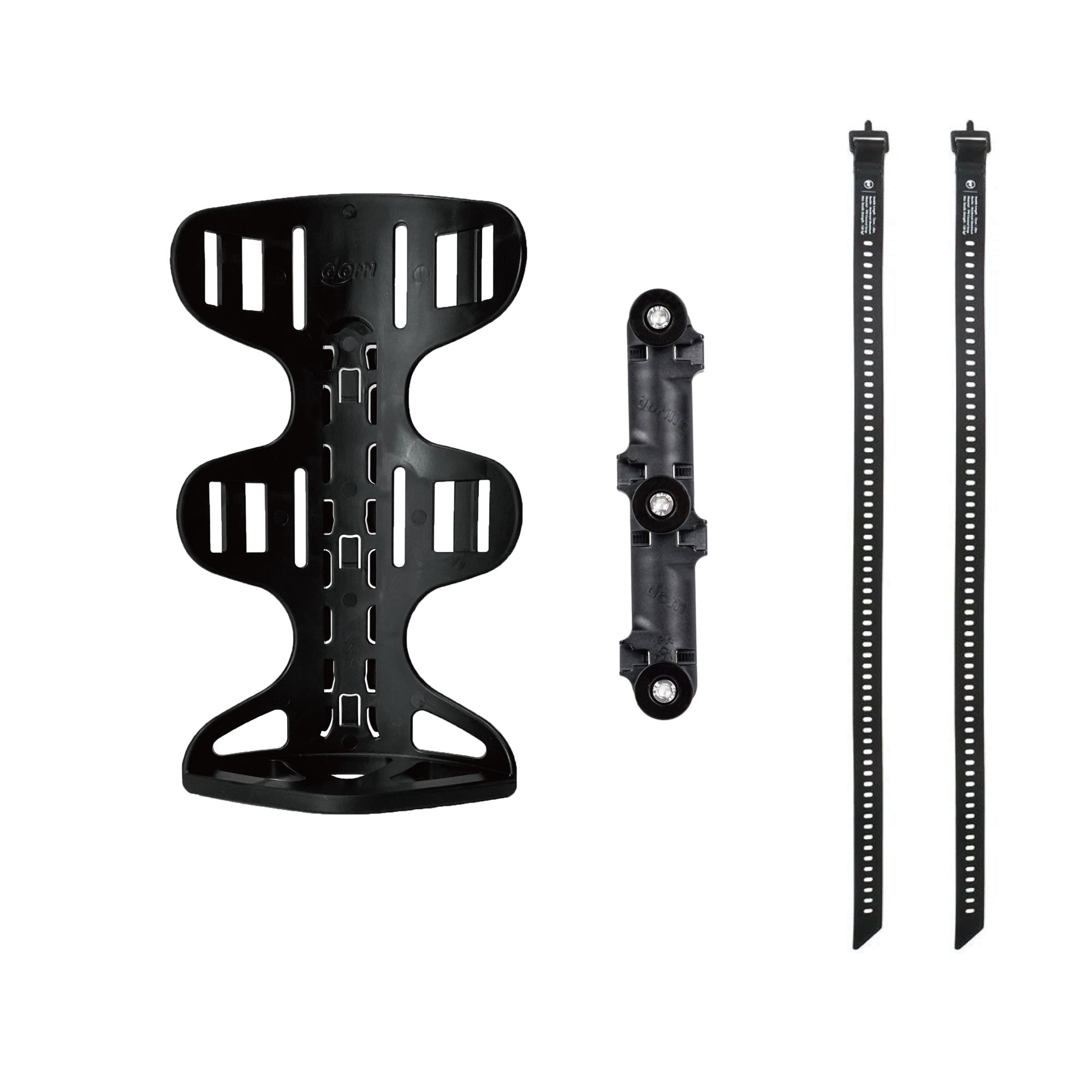 WOHO Gorilla Cage II coș furcă + chingi 2,5 kg negru