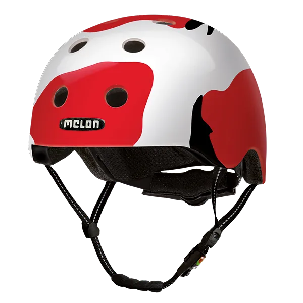 Melon Urban Active Koi cască bicicletă roșu-alb-negru