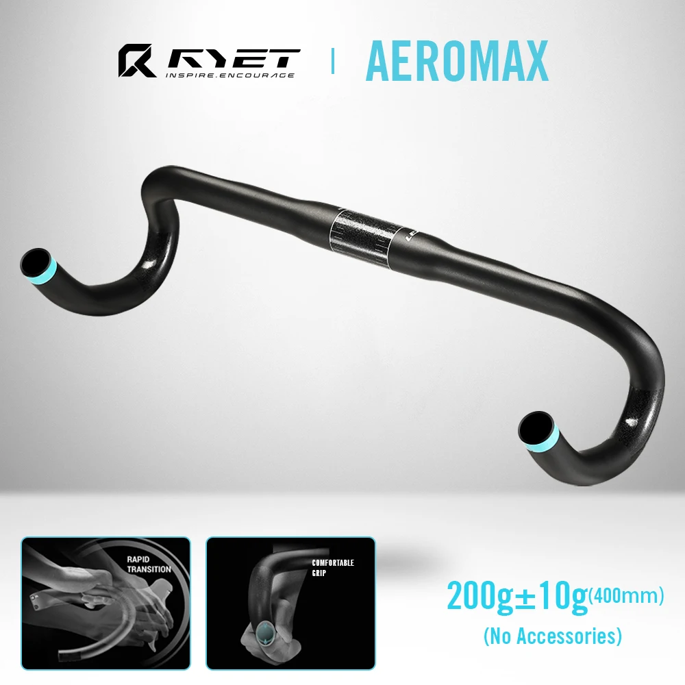 Ryet AEROMAX10 ghidon carbon sosea drop 31.8mm aero