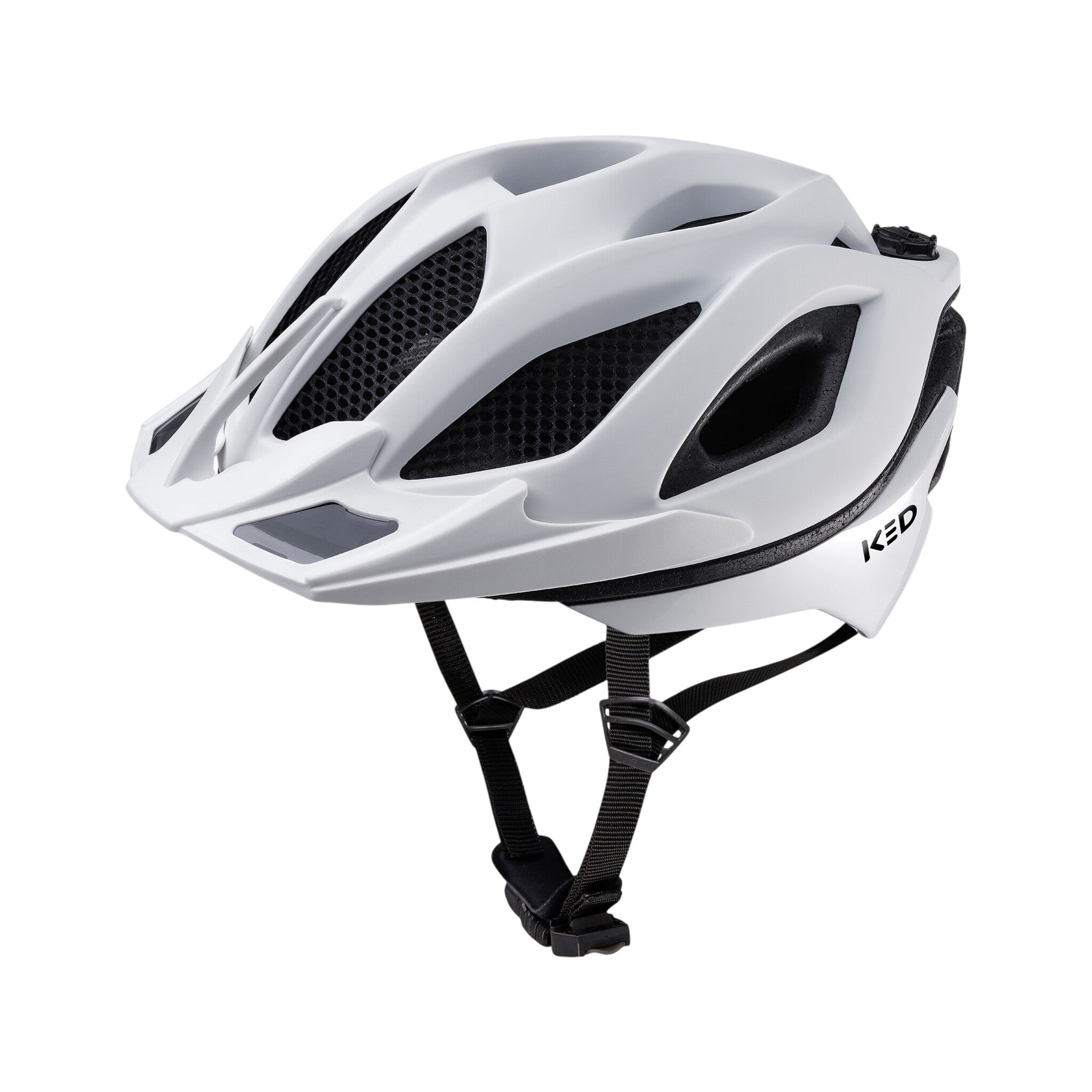 KED Spiri II Trend White Matt cască bicicletă M 52-58 cu LED