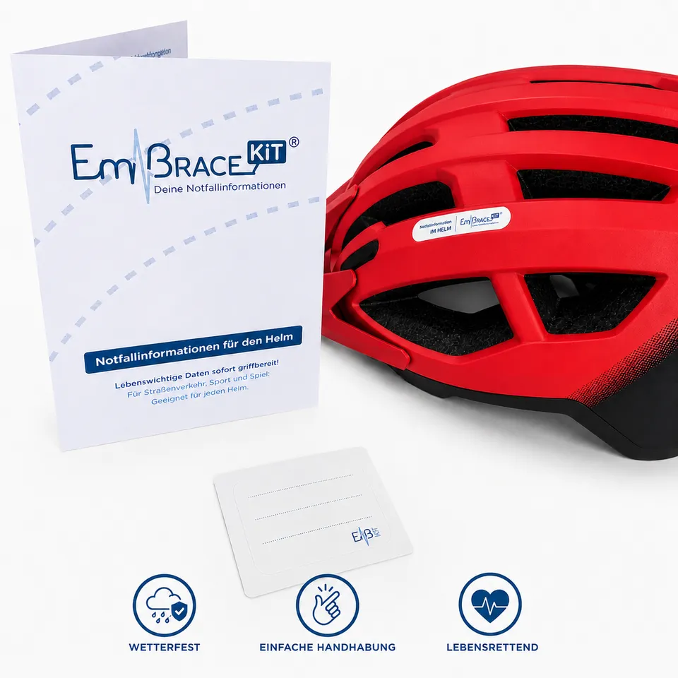 EmBRACEKit Klein autocolant casca 2,5x4 cm