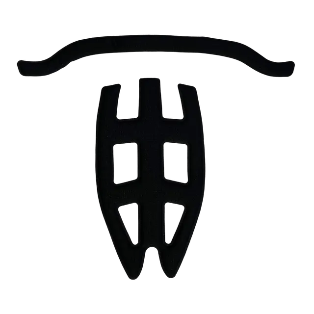 KED Crom set bureți cască M-L negru